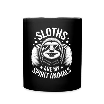 Paresseux Dire, Paresseux, Drôle, Cadeau Paresseux - Mug uni - noir - Devant