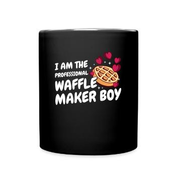 I Am The Professional Waffle Maker Boy - Full Colour Mug - black - Front