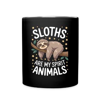 Paresseux Dire, Paresseux, Drôle, Cadeau Paresseux - Mug uni - noir - Devant