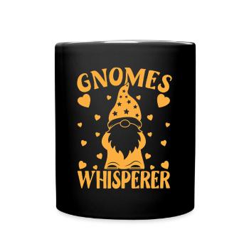 Garden Gnome Costume Gnomes Whisperer - Full Colour Mug - black - Front