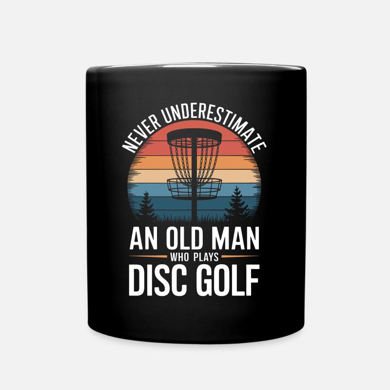 Discgolf Spruch Sport Lustiges Discgolf Geschenk - Tasse einfarbig - Schwarz