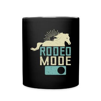 Western Rider Rodeo Fashion Cowgirls Rodeo - Full Colour Mug - black - Front