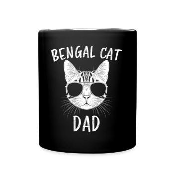 Bengalkatze Spruch Lustiges Bengalkatzen Geschenk - Tasse einfarbig - Schwarz - Vorne
