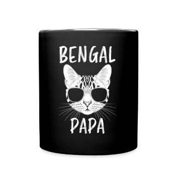 Bengalkatze Spruch Lustiges Bengalkatzen Geschenk - Tasse einfarbig - Schwarz - Vorne
