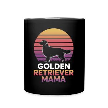 Golden Retriever Spruch Golden Retriever Geschenk - Tasse einfarbig - Schwarz - Vorne