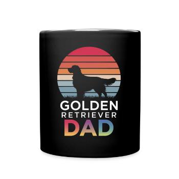 Golden Retriever Spruch Golden Retriever Geschenk - Tasse einfarbig - Schwarz - Vorne