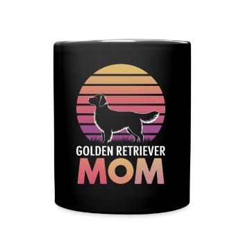 Golden Retriever Spruch Golden Retriever Geschenk - Tasse einfarbig - Schwarz - Vorne