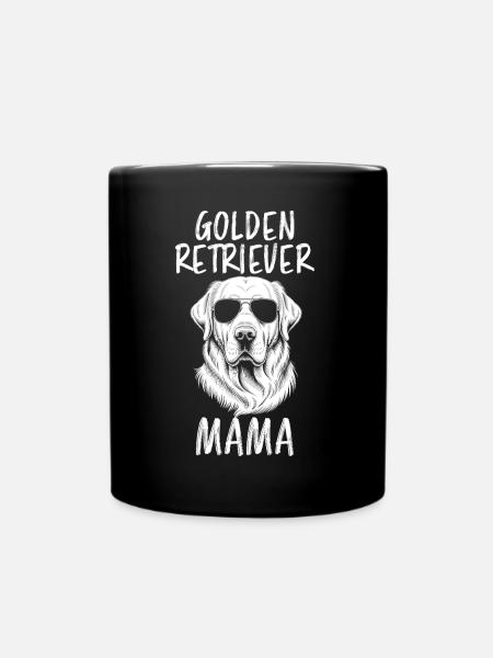 Golden Retriever disant Golden Retriever Cadeau - Mug uni - noir