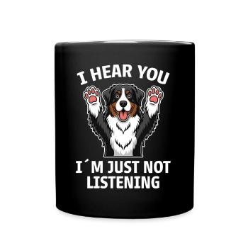 Bouvier bernois Dicton bouvier bernois - Mug uni - noir - Devant