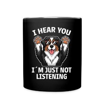 Bouvier bernois Dicton bouvier bernois - Mug uni - noir - Devant