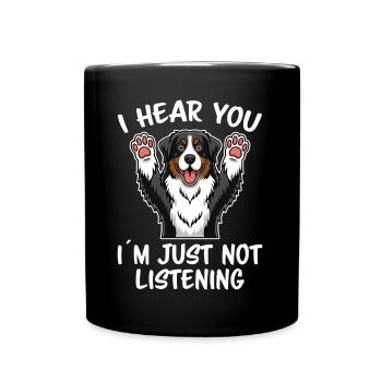Bouvier bernois Dicton bouvier bernois - Mug uni - noir - Devant