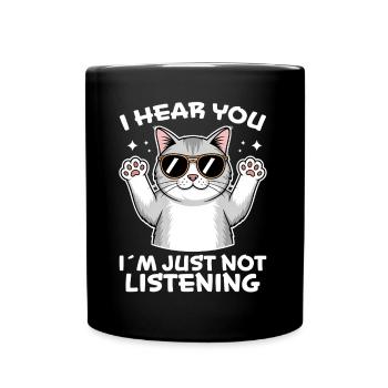 British Shorthair Dire Drôle de Chats Cadeau - Mug uni - noir - Devant