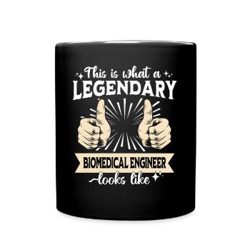 Ingénieur biomédical légendaire - Mug uni - noir - Devant