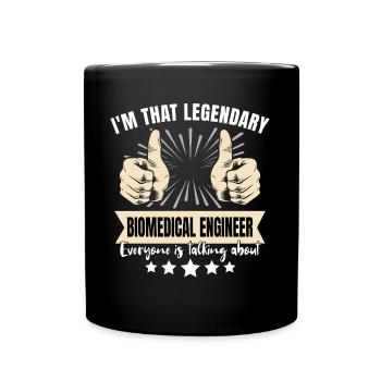 Ingénieur biomédical légendaire - Mug uni - noir - Devant