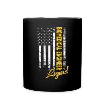 Légende de l’ingénieur biomédical - Mug uni - noir - Devant