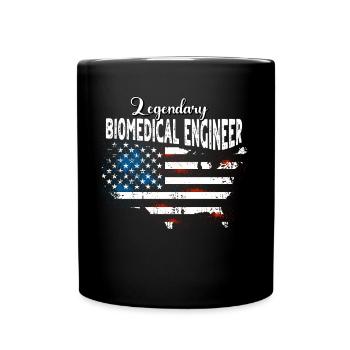Ingénieur biomédical US - Mug uni - noir - Devant