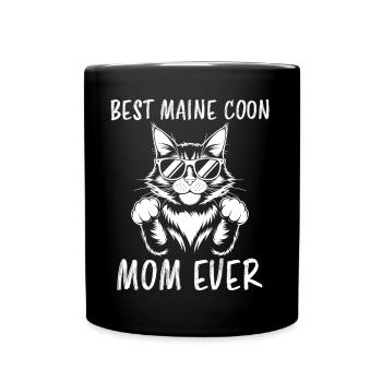 Maine Coon Saying Funny Maine Coon Gift - Full Colour Mug - black - Front