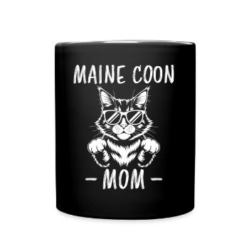 Maine Coon Saying Funny Maine Coon Gift - Full Colour Mug - black - Front