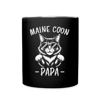 Maine Coon Saying Funny Maine Coon Gift - Full Colour Mug - black - Front
