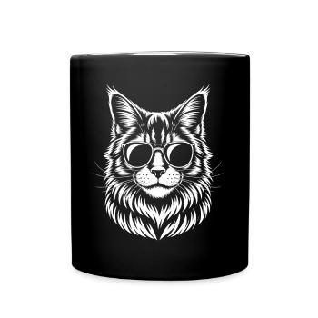 Maine Coon Saying Funny Maine Coon Gift - Full Colour Mug - black - Front