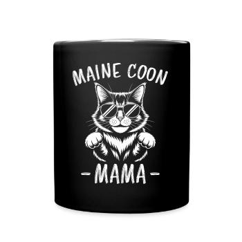 Maine Coon Saying Funny Maine Coon Gift - Full Colour Mug - black - Front