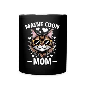 Maine Coon Saying Funny Maine Coon Gift - Full Colour Mug - black - Front