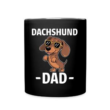 Teckel disant teckel papa drôle teckel cadeau - Mug uni - noir - Devant