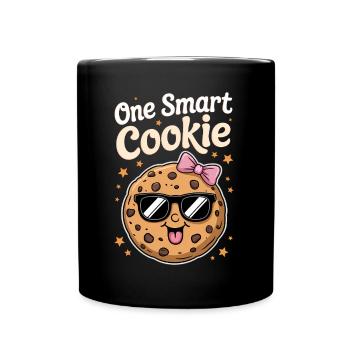 Cookies Disant Biscuits au Chocolat Cadeau de Cookie Drôle - Mug uni - noir - Devant
