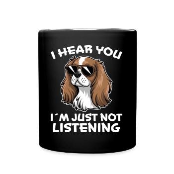 Cavalier King Charles Spaniel Dire Chien Cadeau - Mug uni - noir - Devant