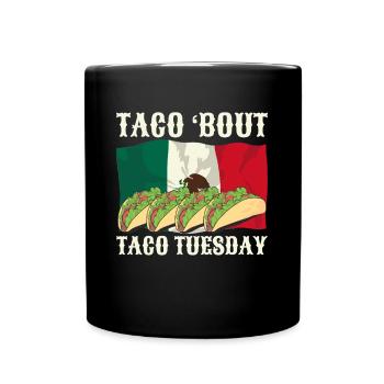 Tacos mexicains Tacos mexicains - Mug uni - noir - Devant