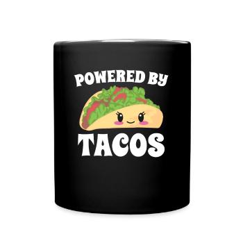 Tacos mexicains Tacos mexicains - Mug uni - noir - Devant
