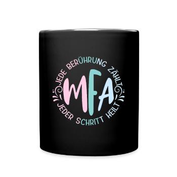 MFA Chaque contact compte Médical - Mug uni - noir - Devant