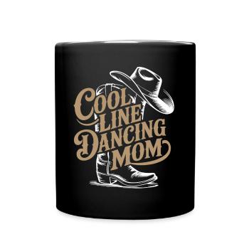 Line Dance Mom Line Dance Mom Cadeau - Mug uni - noir - Devant