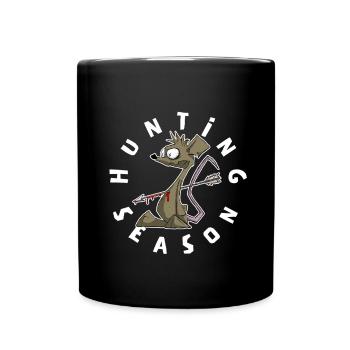 Funny archery motif for archers - Full Colour Mug - black - Front