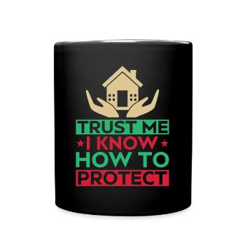 Insurance Agent Trust Me Funny Insurance Broker - Tasse einfarbig - Schwarz - Vorne