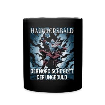 Hammersbald – Dieu nordique de l’impatience - Mug uni - noir - Devant