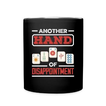 Mahjong Game Night Mah Jongg Joueur Cadeau - Mug uni - noir - Devant