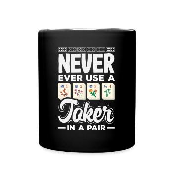 Drôle Mahjong Gamer Cadeau Ma Jiang - Mug uni - noir - Devant