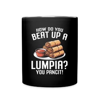 Rouleaux de printemps philippins Lumpia Asian - Mug uni - noir - Devant