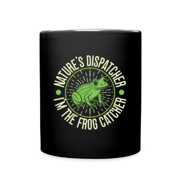 Frog Catcher Nature´s Dispatcher Frog - Tasse einfarbig - Schwarz - Vorne