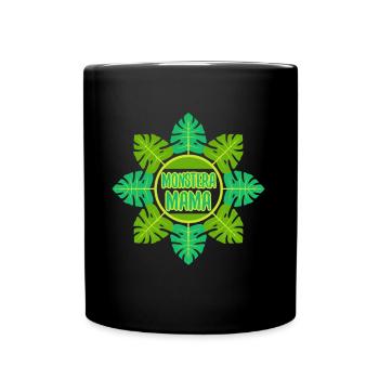 Monstera Mama - Full Colour Mug - black - Front