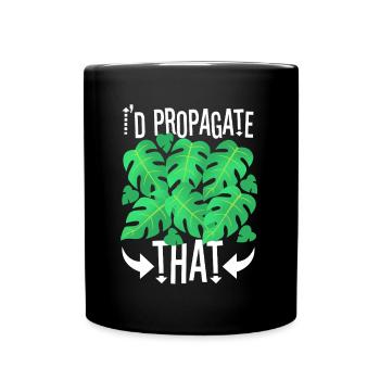 Je propagerais ça - Mug uni - noir - Devant