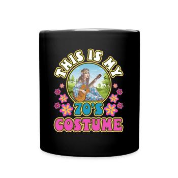 C’est mon costume des années 70 - Mug uni - noir - Devant