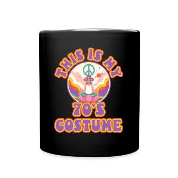 C’est mon costume des années 70 - Mug uni - noir - Devant