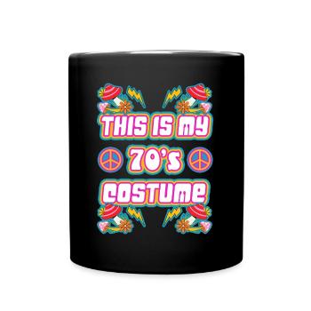 C’est mon costume des années 70 - Mug uni - noir - Devant