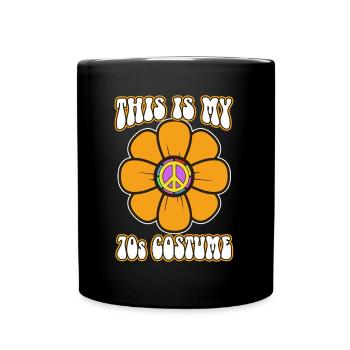 C’est mon costume des années 70 - Mug uni - noir - Devant
