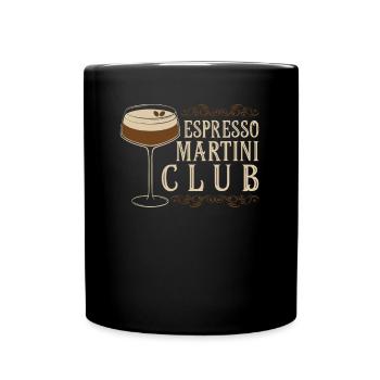 Espresso Martini Club - Tasse einfarbig - Schwarz - Vorne