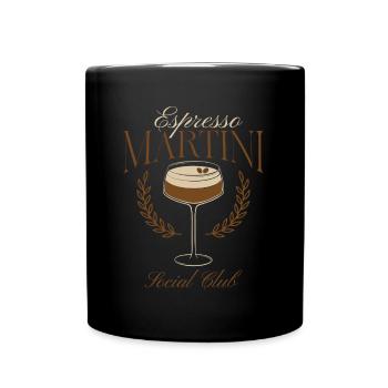 Espresso Martini Social Club - Tasse einfarbig - Schwarz - Vorne