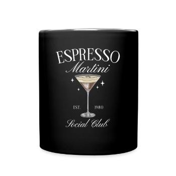 Espresso Martini Cocktail Social Club - Tasse einfarbig - Schwarz - Vorne
