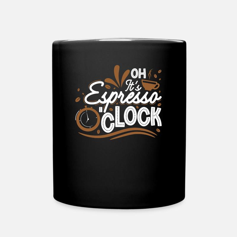 Espresso O’Clock - Mug uni - noir